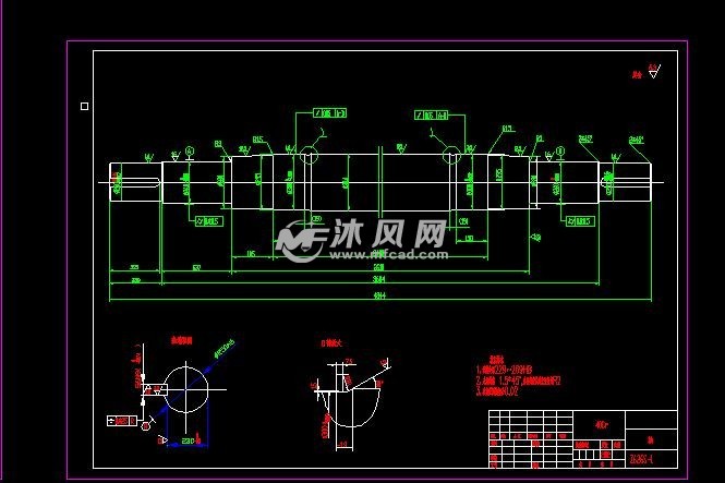 通轴筒体图纸参数图纸id 965568图纸格式:dwg图纸版本:autocad2007