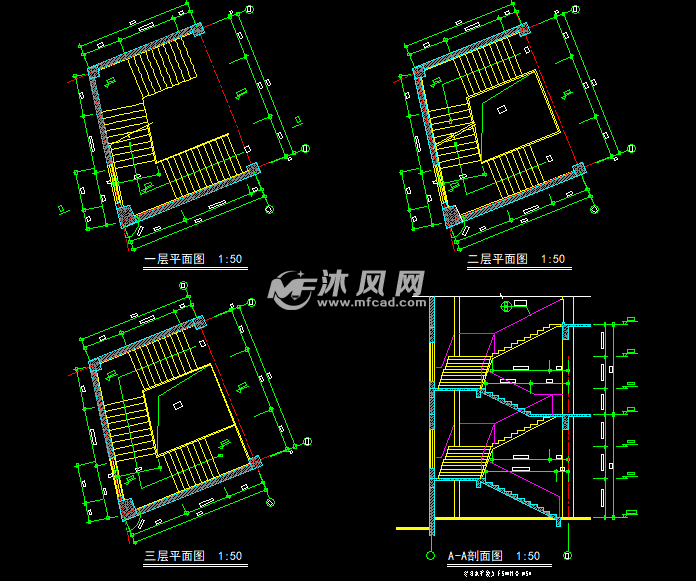 樓梯剖面圖