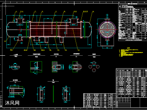 zyx浮頭換熱器裝配圖及流程圖