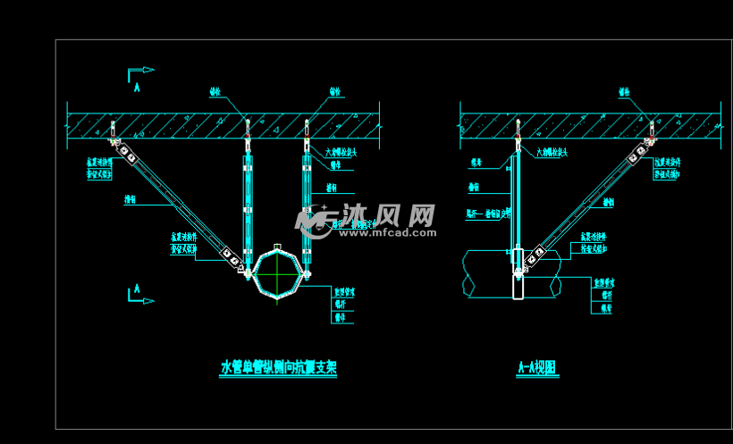 抗震支吊架设计说明及大样