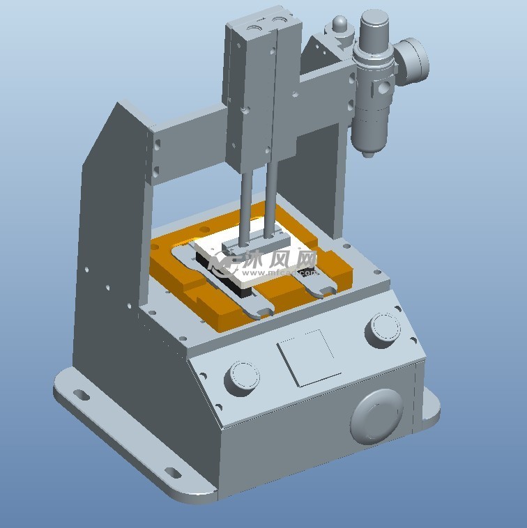 4套保压成型治具3d设计模型