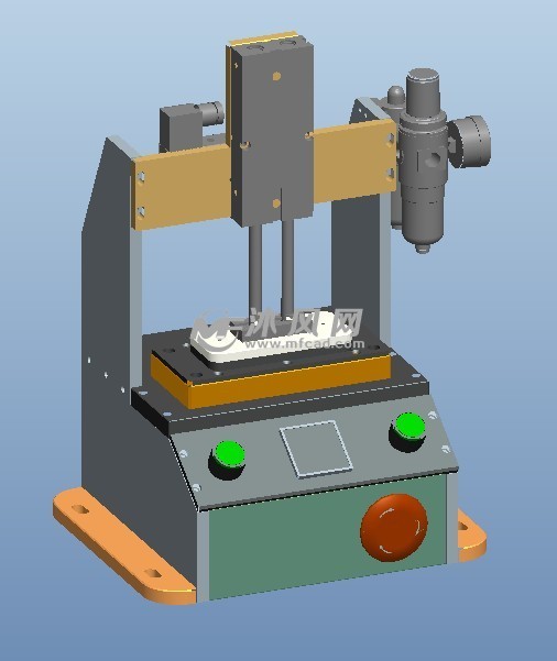 4套保压成型治具3d设计模型