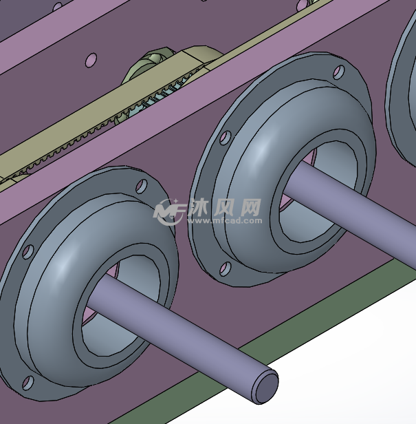 轴承座安装示意图