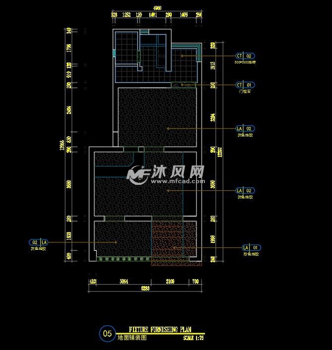 地面鋪裝圖