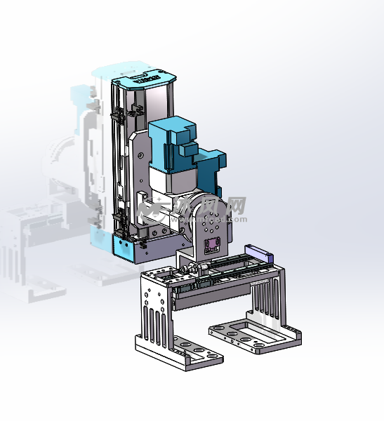 伺服旋转变距机构 - 机械设备图纸 - 沐风网