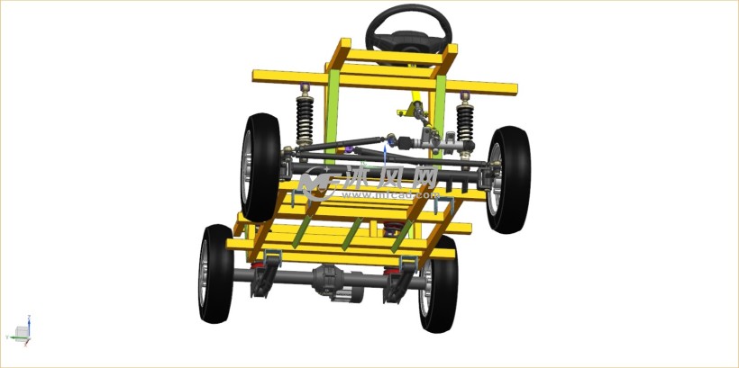 低速四轮车底盘