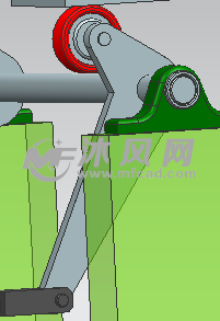 重型曲柄连杆机构升降台模型图