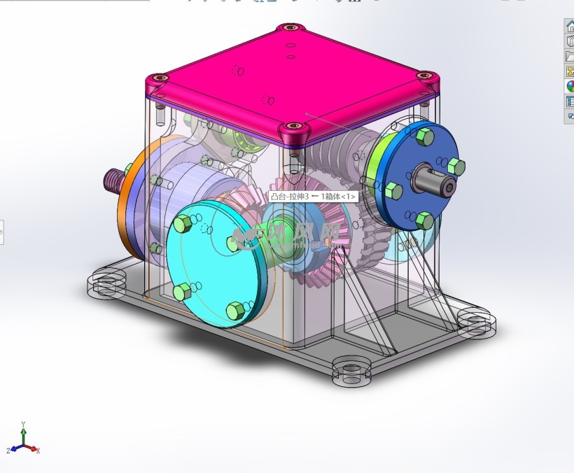 涡轮齿轮减速器