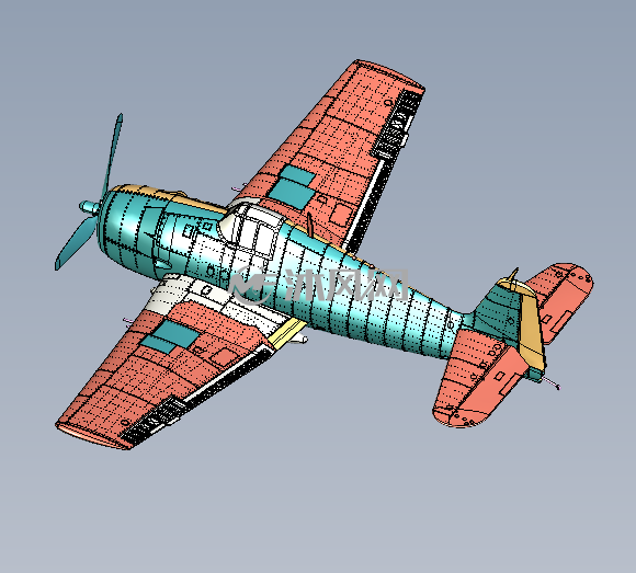 f6f-5地狱猫战斗机 - 航空航天图纸 - 沐风网
