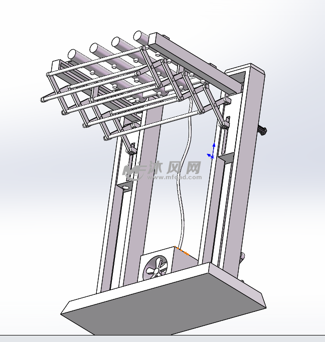一种折叠式晾衣架