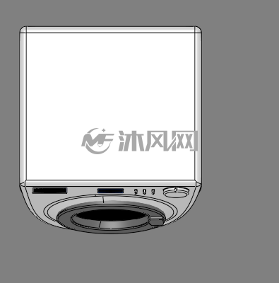 洗衣机俯视图
