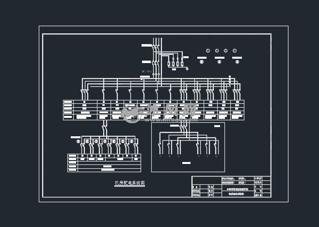 机房建设平面图纸