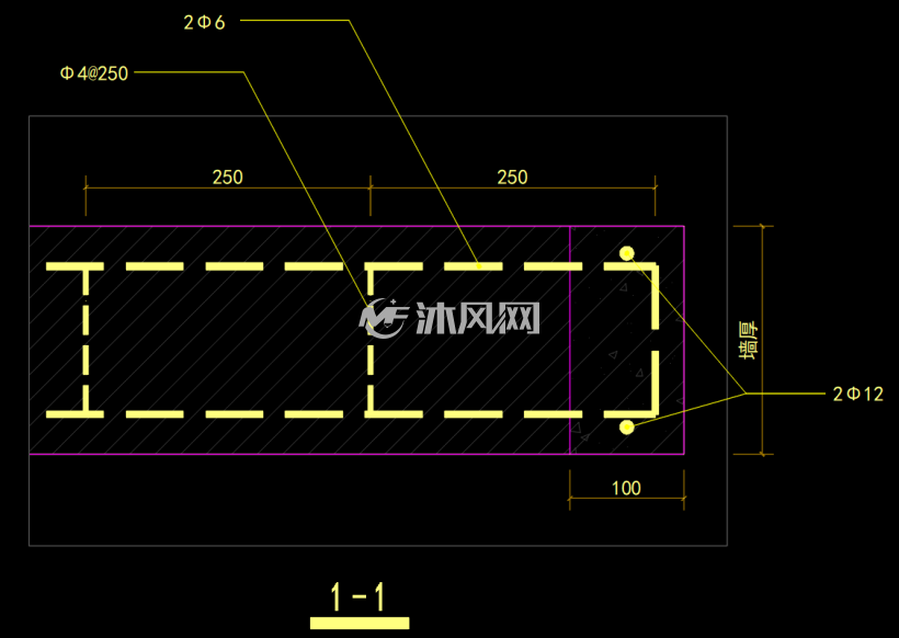 砌块隔墙做法详图