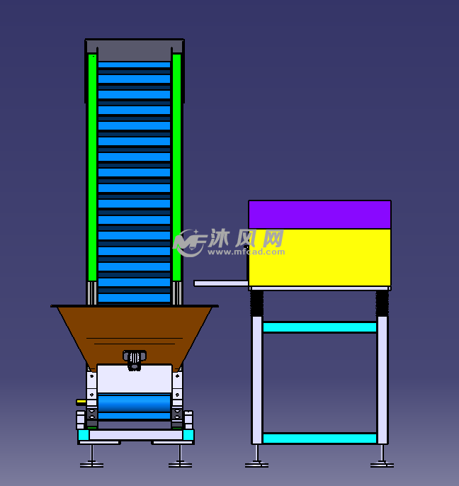 自动上料机三维模型