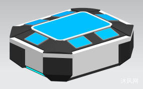 ����ɳ��3D��ģͼֽ�ϼ��ķ���ͼ
