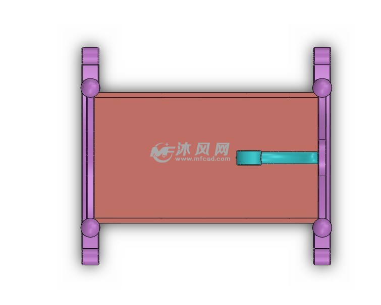 婴儿小床俯视图