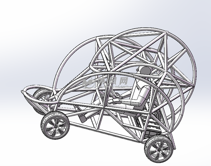 卡丁車模型圖 - 專用車圖紙 - 沐風網