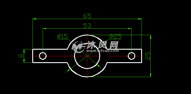 垫片冲压模具二维图- 设计方案图纸 - 沐风网