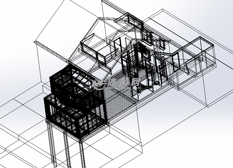 个人住宅模型图 - 建筑模型图纸 - 沐风网