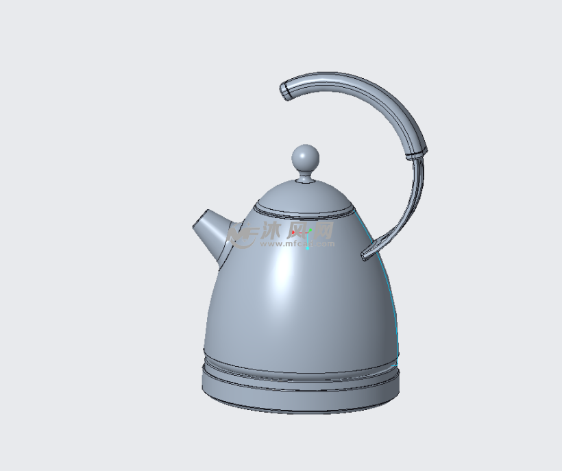 水壶产品模型图