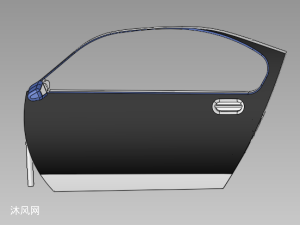 小轿车车门设计模型