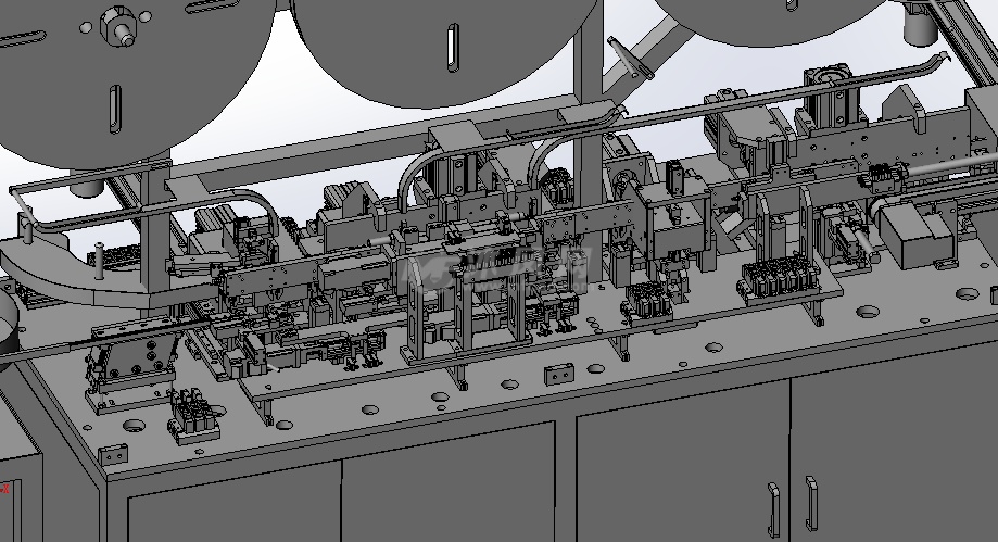 usb全自动插端机 - 电子产品制造设备图纸 - 沐风网