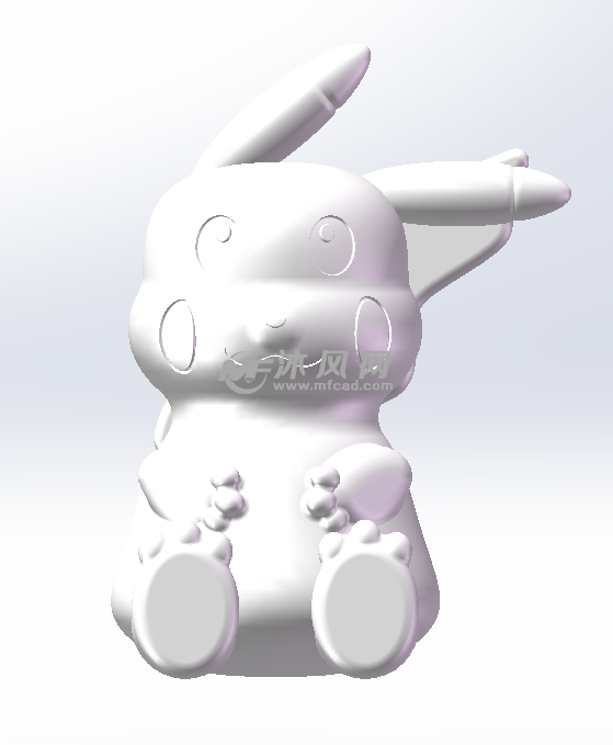 皮卡丘3d设计