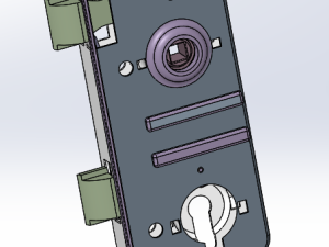 简易的机械锁结构