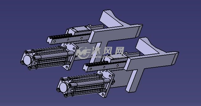 上料输送线阻挡结构