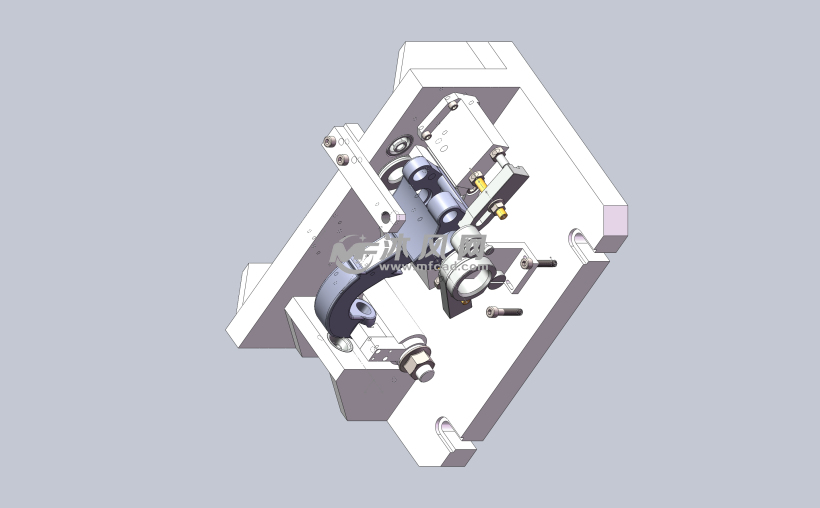 移动手柄的钻床夹具设计