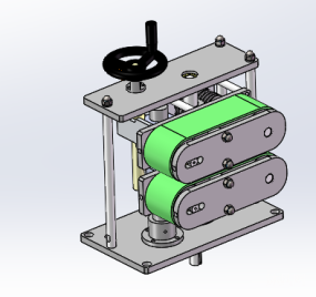 自动压紧机构solidworks2016447140模型小能手2021-02-03凸轮压紧装置