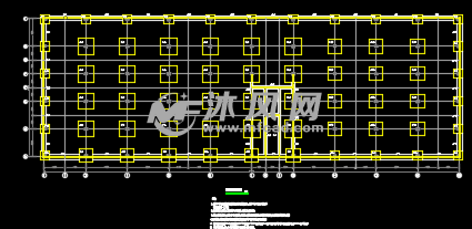 兩層鋼結構辦公樓建築結構設計圖紙