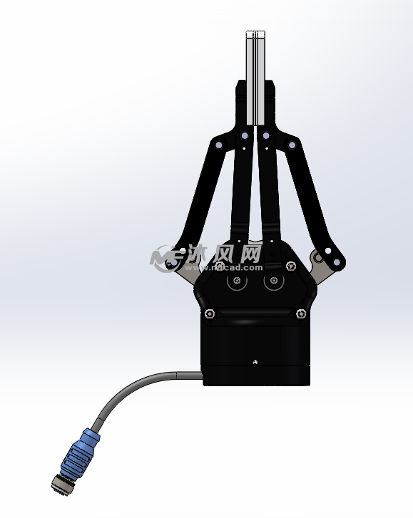 本图纸为电动夹取夹具搬运夹具,采用sw2016版本绘制,本夹具为电动夹具