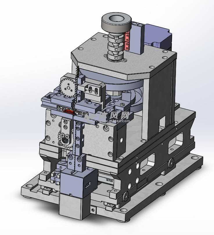 自动插连接器插针凸轮机构