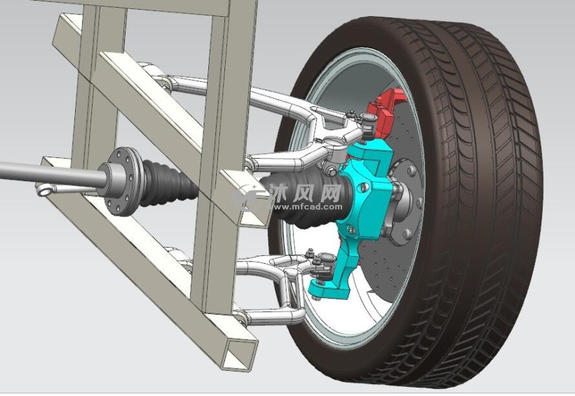 汽车双横臂式悬架