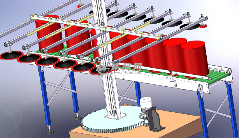 油桶盖自动上料扣盖装置