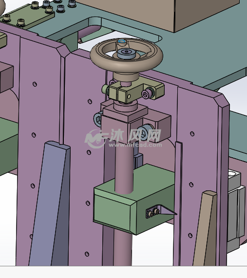 螺杆驱动手动提升机构sw