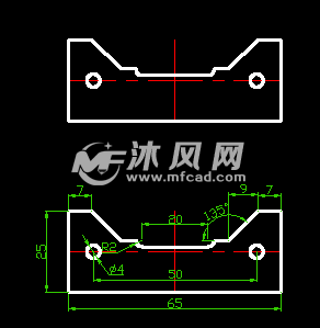 調節片衝壓件模具設計12- 設計方案圖紙 - 沐風網