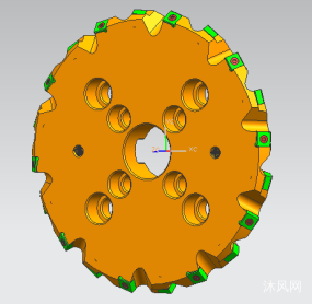 大直径双面倒角刀盘图纸合集的封面图