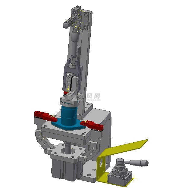 序2-弯管法兰组件焊接夹具