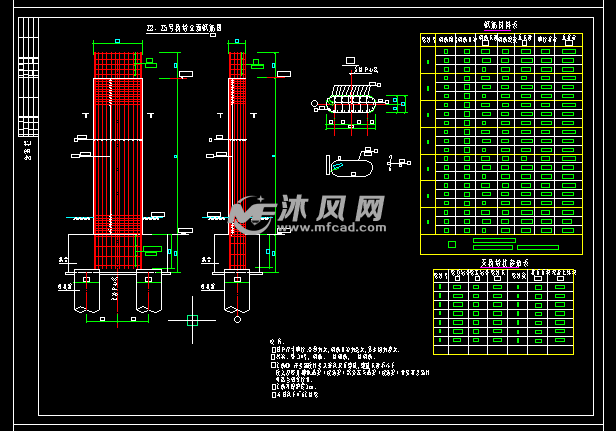 z2,z5号桥墩立面钢筋图