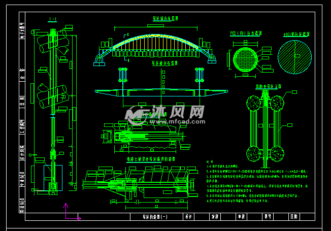 拉索采用高强度低松弛渡锌预应力钢丝,标准强度为1670mpa;索体为双层