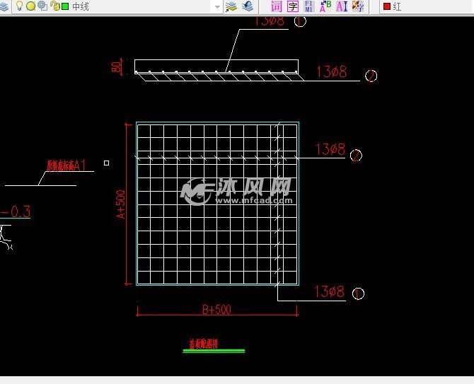 灌溉沟渠截污井设计- 辅助工程图图纸 - 沐风网