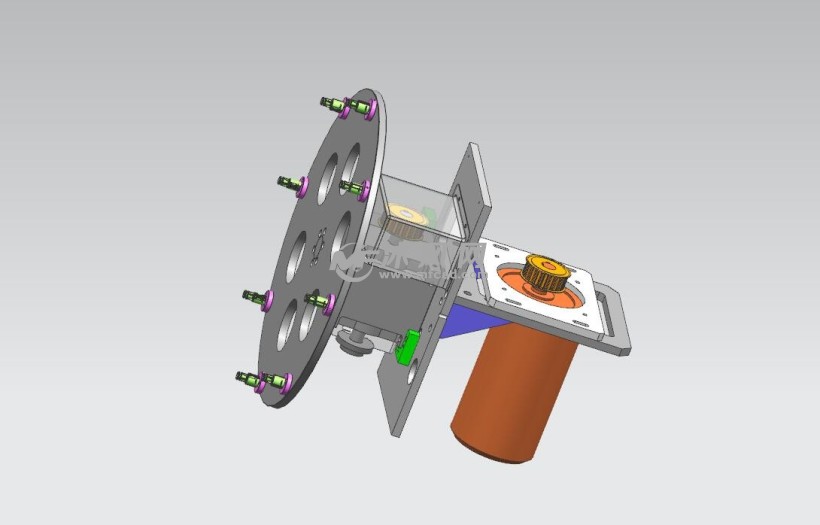 伺服旋转转盘结构