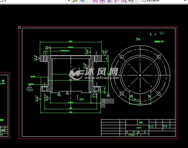 电机座插拔盖轴加工图轴套及密封零件图展示部分配套零部件图图纸参数