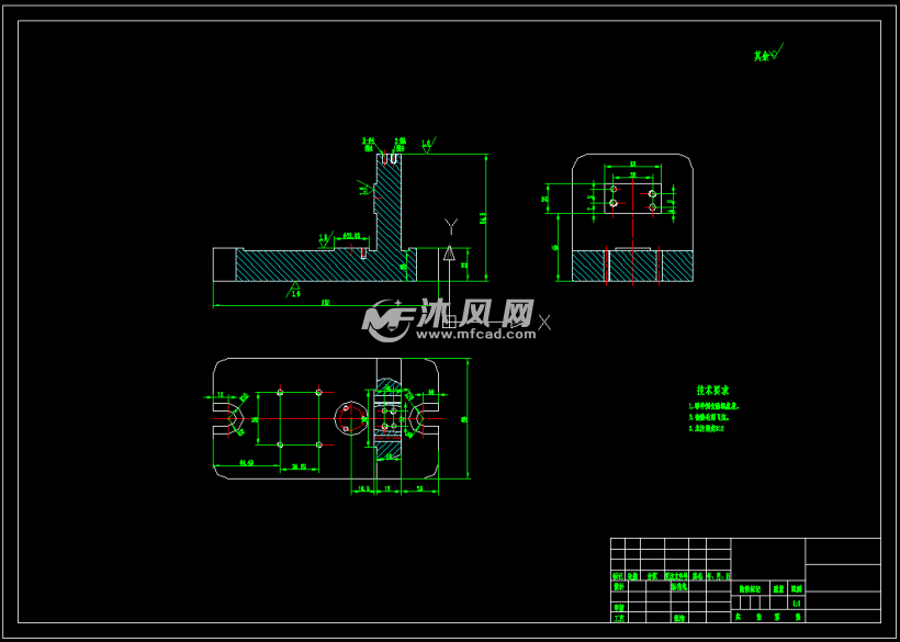 軸套鑽孔夾具設計cadsw三維