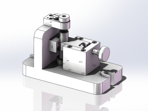 轴套钻孔夹具设计(cad sw三维)
