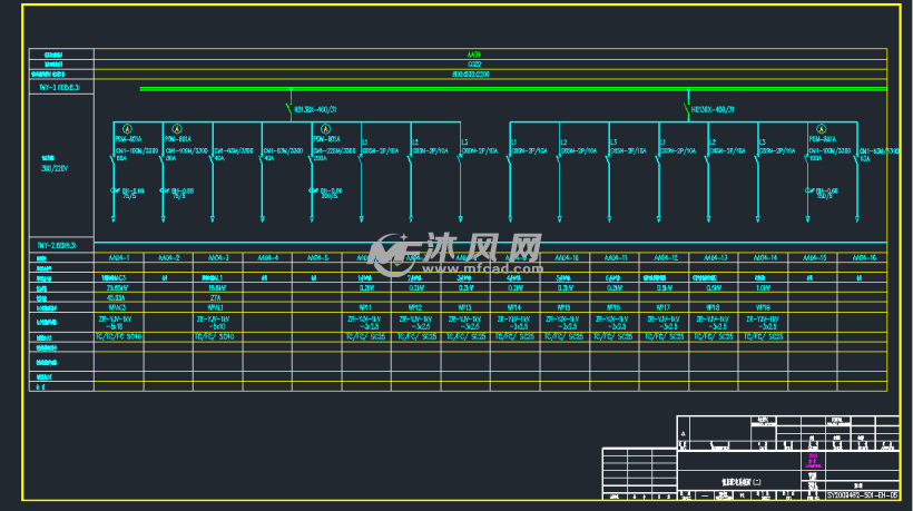 低压配电系统图(二)