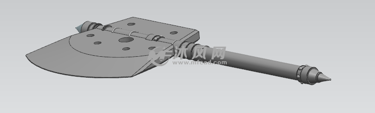 武器开山斧 - 玩具公仔图纸 - 沐风网