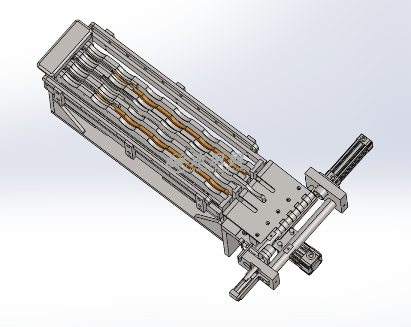 顶升上料机构sw